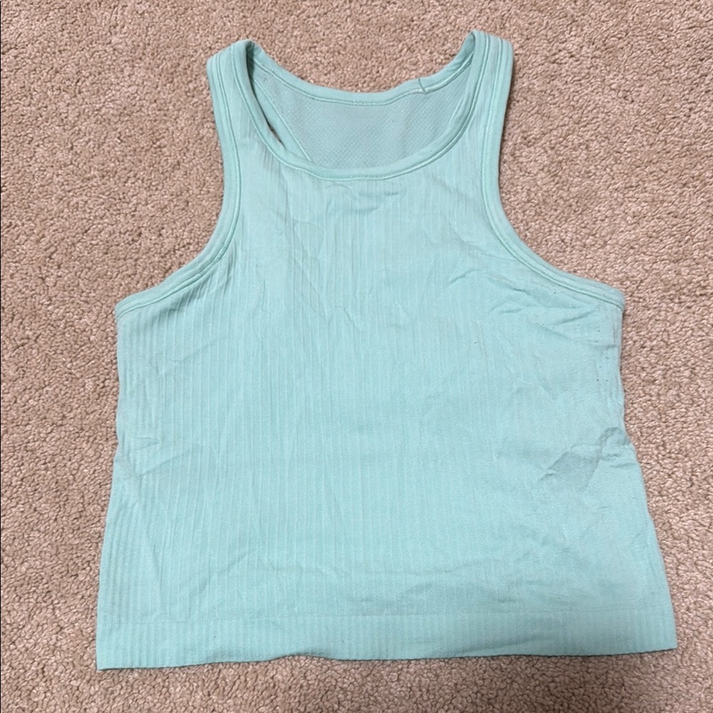 Lulu Women's Aqua Tank Top